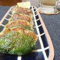 ダイナマイト漆黒's cooksnap of when they made お弁当に♪海老しんじょうの大葉包み焼き.
