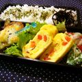 runa10's cooksnap of when they made パプリカとチーズの卵焼き.