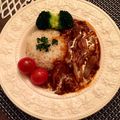 ♡MT1016♡'s cooksnap of when they made フライパンで簡単♪濃厚ビーフストロガノフ.