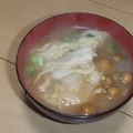 きらり流れ星's cooksnap of when they made 開きナメコと白菜の味噌汁.