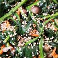 оあーさо's cooksnap of when they made ほうれん草のナムル♪簡単しめじ人参.