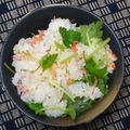 nosso's cooksnap of when they made 行楽お弁当に◎桜海老みつ葉ご飯&おにぎり.