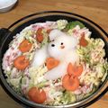 クックGPFW2V☆'s cooksnap of when they made 取材受けました☆大根おろしアート白クマ鍋.