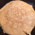 （の_の。）'s cooksnap of when they made 節約　キャベツの外葉のお好み焼き　昼食.