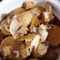 yuimpomm's cooksnap of when they made 炊飯器でしみしみブリ大根.