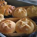 kumano台所's cooksnap of when they made 揚げパン風！HBきな粉シュガーちぎりパン.
