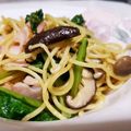 ☆suzuka☆'s cooksnap of when they made 小松菜とベーコンの和風パスタ.