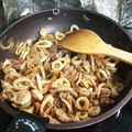 クック9WDHMS☆'s cooksnap of when they made 【龍愛】豚バラ肉とちくわの甘辛炒め.