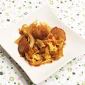 なつき☆ミ's cooksnap of when they made 簡単♪キムチと玉葱天ぷらの炒め物.