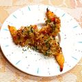 なつき☆ミ's cooksnap of when they made ☆エビの､ピザ風パン粉焼き！.
