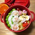 mipoみぽ's cooksnap of when they made ＊キャラ弁＊クリスマスブーツの作り方.