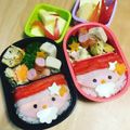 りんご酒's cooksnap of when they made クリスマス☆簡単サンタクロースのキャラ弁.
