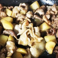 えなみっこ's cooksnap of when they made 豚とじゃがいもの甘酢ごま炒め.