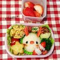 ❤Yukitty❤'s cooksnap of when they made トナカイおにぎり☆クリスマス＊キャラ弁.