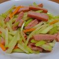 チワワナッツ's cooksnap of when they made スパムたっぷり！青パパイヤイリチー♪.