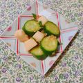 yesmama's cooksnap of when they made はじける(^^♪サラダ.
