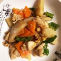 ばやし's cooksnap of when they made ヤーコン鶏肉ナッツ炒め.