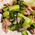 mmmm123's cooksnap of when they made チンゲン菜とベーコンのマヨ炒め♪.