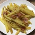 亜久里's cooksnap of when they made ♡じゃがいもとベーコンのカレー炒め♡.
