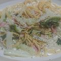 介心庭's cooksnap of when they made 簡単☆白菜のミルクパスタ♪.
