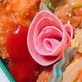 natu38's cooksnap of when they made 巻くだけハムのお花♪.
