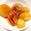 puti0612's cooksnap of when they made 大根とベーコンの煮物.