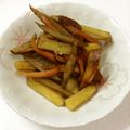 くまやっこ's cooksnap of when they made さつまいも入り♡秋のきんぴらごぼう.