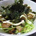ちばたま's cooksnap of when they made 豚キャベ丼.
