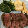 ずぼら倶楽部's cooksnap of when they made 冷凍から焼くローストビーフ.