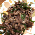とむ子。's cooksnap of when they made 牛薄切りとピーマンのオイスターソース炒め.
