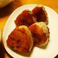 ハチワレねこ's cooksnap of when they made かりかりっ☆焼きチーズおにぎり.