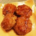 ｎｕｋａｄｕｋｅ's cooksnap of when they made 鶏つくね☆照り焼きハンバーグ風.