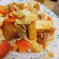 キッチンhide's cooksnap of when they made キャベツと厚揚げの味噌炒め.