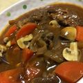 朝日暁's cooksnap of when they made デミ缶de本格的！ビーフシチュー.