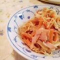 fu♪♪'s cooksnap of when they made うまっ！切り干し大根のオイマヨ春雨サラダ.
