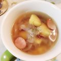 fu♪♪'s cooksnap of when they made mレンジDE簡単さつまいものスープ.
