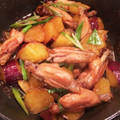 クックW3MUXI☆'s cooksnap of when they made 簡単！さつまいも＆手羽先のマーマレード煮.