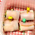 Nekozame's cooksnap of when they made ピックでかわいくハムきゅう＆チーズきゅう.