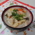 イチゴ、イチゴ。's cooksnap of when they made 【使いきり】半端ものみそ汁.