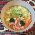tikariri's cooksnap of when they made 白菜で♡あったかポトフ.