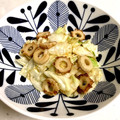 へい♡ゆー♡'s cooksnap of when they made キャベツ・ちくわ・ニンニクの和風炒め♪.