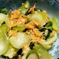 mmiom's cooksnap of when they made 「お弁当」チンゲンサイ卵炒め(オイマヨ).