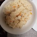 ち（＊´・ω・｀）ろ's cooksnap of when they made バターしょうゆの炊き込み舞茸ごはん.
