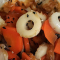 まーやん☆☆'s cooksnap of when they made ボールだけで簡単！人参とちくわのきんぴら.