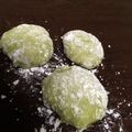 katebsmith's cooksnap of when they made 切り餅と緑茶ｏｒ煎茶で草餅☆.