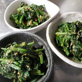 クックるん☆戦隊's cooksnap of when they made ほうれん草の胡麻きな粉和え.