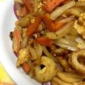 クックHMVTC9☆'s cooksnap of when they made フライパンで簡単味噌醤油焼きうどん.