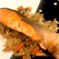 なっち1001's cooksnap of when they made 鮭のちゃんちゃん焼き.