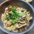 ジョングレ's cooksnap of when they made うなたま風？穴子の卵とじ丼.