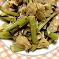 rkn's cooksnap of when they made かぶの葉とれんこんのオイマヨ炒め.
